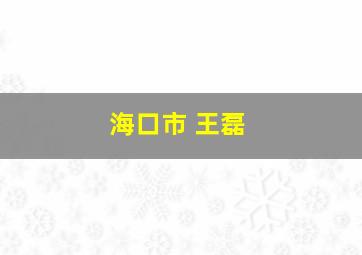 海口市 王磊